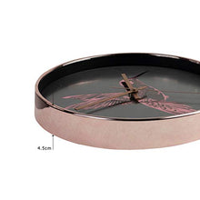 Load image into Gallery viewer, Copper Wall Clock | With Hummingbird Design