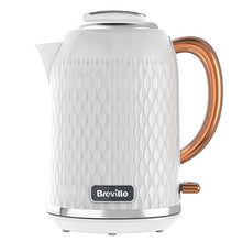 Load image into Gallery viewer, Breville Modern Curve Jug Kettle - White & Copper/ Rose- Gold