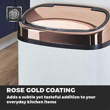 Load image into Gallery viewer, Copper & White Kitchen Bin