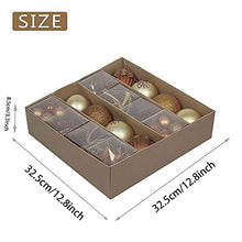 Load image into Gallery viewer, 60 Pieces Copper & Gold Christmas Tree Decoration Pack