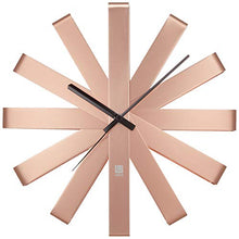 Load image into Gallery viewer, Umbra | Ribbon Wall Clock | Copper