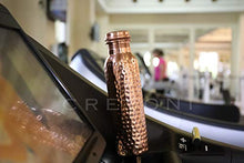 Load image into Gallery viewer, Hammered Copper Water Bottle | CRETONI