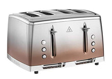 Load image into Gallery viewer, Copper Sunset Eclipse | 4 Slice Toaster | Stainless Steel | Russell Hobbs (25143)