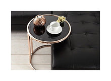 Load image into Gallery viewer, Mirrored Copper Side Table