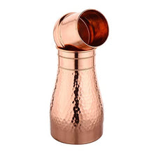 Load image into Gallery viewer, 100% Copper Water Jug | Bottle | Hammered Finish