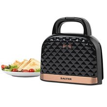 Load image into Gallery viewer, Salter | Copper, Rose- Gold & Black Toastie Maker