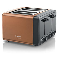 Load image into Gallery viewer, Bosch | DesignLine Plus | Stainless Steel 4 Slot Toaster | Copper | (TAT4P449GB)