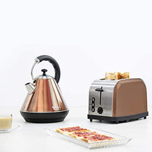 Load image into Gallery viewer, Copper 2 Piece Kitchenware Set | Toaster & Kettle