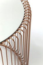 Load image into Gallery viewer, Mirrored Top Copper Side Tables