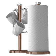 Load image into Gallery viewer, Morphy Richards | Copper Kitchenware | Mug Tree Stand & Kitchen Roll Holder