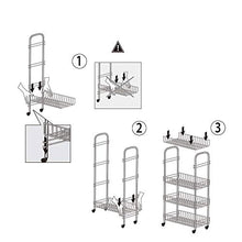 Load image into Gallery viewer, Copper Kitchen Trolley