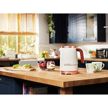 Load image into Gallery viewer, White & Copper Cosmopolis Jug Kettle | Beko