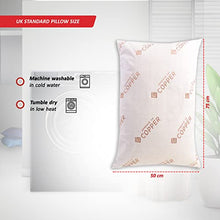 Load image into Gallery viewer, Copper Pillow Protector | UK Standard Size