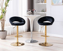 Load image into Gallery viewer, Set Of 2 | Copper & Black | Kitchen Bar Stools