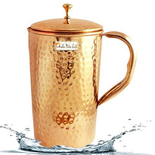 Load image into Gallery viewer, Copper Water Jug With Lid
