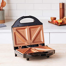 Load image into Gallery viewer, Copper & Black Sandwich Toaster | Maker