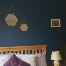 Load image into Gallery viewer, Hexagonal Shaped Mirror | Copper | Wall Hung