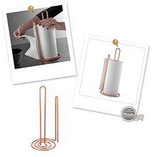 Load image into Gallery viewer, Copper Kitchen Roll Holder | Metaltex