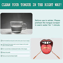 Load image into Gallery viewer, Copper Tongue Scraper with Travel Case (2 Pack), 100% Pure Copper,Naturally Anti-Microbial, Banishes Bad Breath and Maintains Oral Hygiene, Tongue Cleaner for Adults and Kids, Easy to Use and Clean