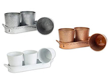 Load image into Gallery viewer, Set Of 3 Copper Plant Pots For Herbs | Kitchenware