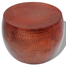 Load image into Gallery viewer, Copper Coffee Table | Round Stool | Aluminium | vidaXL