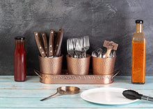 Load image into Gallery viewer, Copper Kitchenware | Set Of 3 | Herb Plant Pots With Tray
