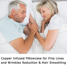 Load image into Gallery viewer, Copper Infused Pillowcase | Beauty, Anti-Aging
