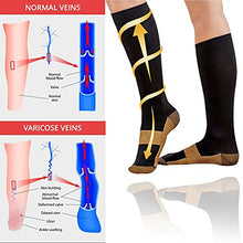 Load image into Gallery viewer, Copper Compression Socks