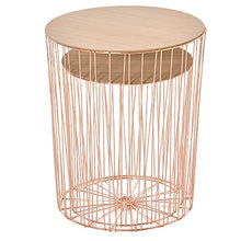 Load image into Gallery viewer, Set Of 2 Copper Side Tables | With Storage