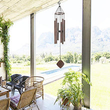 Load image into Gallery viewer, Outdoor Copper Wind Chimes | 28" | 6 Tubes