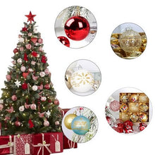 Load image into Gallery viewer, 44 Pcs | Copper Christmas Bauble Ornaments | Christmas Tree Decoration Set