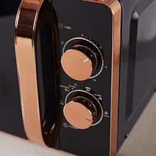 Load image into Gallery viewer, Stylish Copper & Black Microwave | Tower | Defrost Function