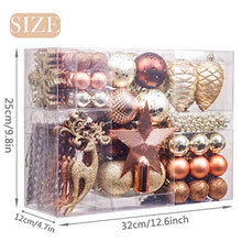 Load image into Gallery viewer, Christmas Tree Decorations Copper & Gold