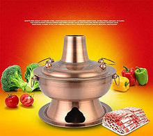Load image into Gallery viewer, Traditional Chinese Charcoal Hot Pot | Fondue Set | Copper