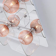 Load image into Gallery viewer, Copper, Glass, Mirrored Ceiling Light