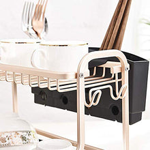 Load image into Gallery viewer, Rose-Gold & Copper Dish Drainer