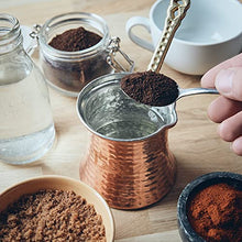 Load image into Gallery viewer, Hammered Copper Turkish Coffee Pot