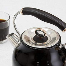 Load image into Gallery viewer, Copper & Black Traditional Style Kettle