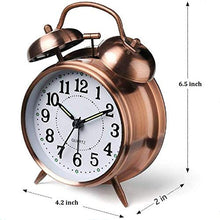 Load image into Gallery viewer, Bedside Alarm Clock | Copper Coloured