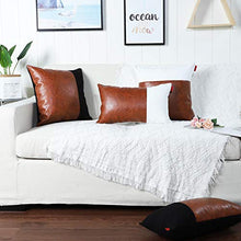 Load image into Gallery viewer, Copper Brown & Black Cushion Covers
