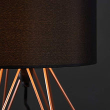 Load image into Gallery viewer, Table Lamp | Copper Effect Geometric Base