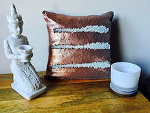 Load image into Gallery viewer, Copper Sequined Cushion Cover | Set Of 2