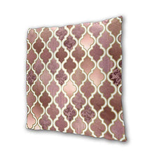 Load image into Gallery viewer, Set Of 2 Copper, Rose-Gold Pink Cushion Covers