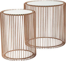 Load image into Gallery viewer, Round Copper Side Tables | Steel