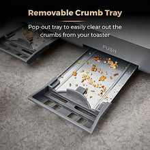 Load image into Gallery viewer, Grey & Copper Rose Gold Toaster | 4 Slices