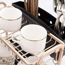 Load image into Gallery viewer, Copper & Black Dish Drainer | 2 Tiers