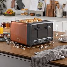 Load image into Gallery viewer, Bosch | DesignLine Plus | Stainless Steel 4 Slot Toaster | Copper | (TAT4P449GB)