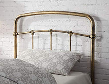 Load image into Gallery viewer, Traditional Style Copper Antique Bed Frame With Headboard & Footboard
