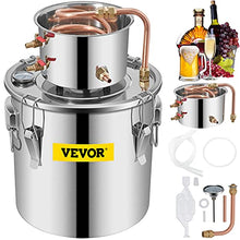 Load image into Gallery viewer, Kitgarn | Moonshine Still Distiller | Stainless Steel Distillation Pot, Copper Tube | Home Brewing Kit | 12L 2 Pot