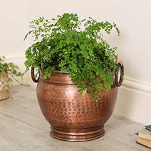 Load image into Gallery viewer, Hammered Finish Copper Plant Pot | Urn